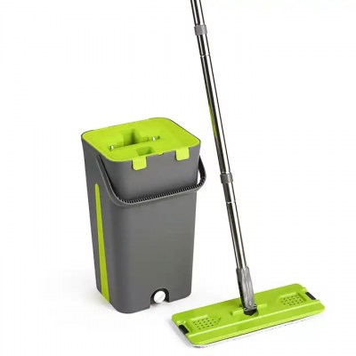 Набір для прибирання з віджиманням Gremlin SCM-14PRO SELF WASH&DRY FLAT MOP SET Набір для прибирання з віджиманням Gremlin SCM-14PRO SELF WASH&DRY FLAT MOP SET