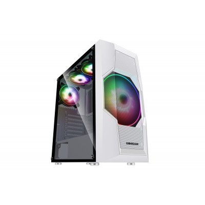 Корпус 2E GAMING TURBO G2057W, без БП, 1xUSB 3.0, 2xUSB 2.0, 1x200mm ARGB fan, 3х120mm ARGB fans, TG Side Panel, ATX, White 2E-G2057W Корпус 2E GAMING TURBO G2057W, без БП, 1xUSB 3.0, 2xUSB 2.0, 1x200mm ARGB fan, 3х120mm ARGB fans, TG Side Panel, ATX, White 2E-G2057W