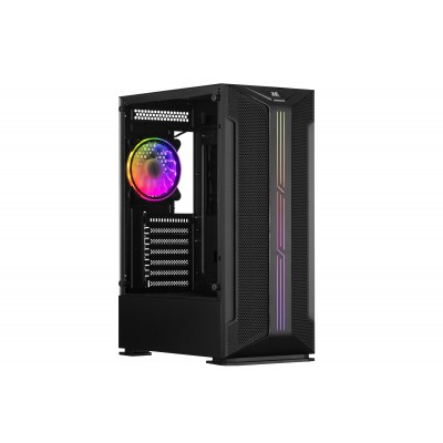 Корпус 2E GAMING HUNTER GH1, без БП, 1xUSB 3.0, 2xUSB 2.0, 1x120mm ARGB fans, ARGB strip, TG Side Window, ATX, Black 2E-GH1 Корпус 2E GAMING HUNTER GH1, без БП, 1xUSB 3.0, 2xUSB 2.0, 1x120mm ARGB fans, ARGB strip, TG Side Window, ATX, Black 2E-GH1