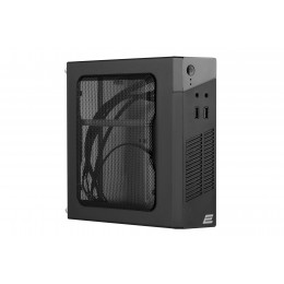 Корпус 2E M400-60, с БП 2E AD60-1205, 2xUSB2.0, 1x40mm Black fan, Perforated Side, mITX/Slim, Black 2E-M400-60 Корпус 2E M400-60, с БП 2E AD60-1205, 2xUSB2.0, 1x40mm Black fan, Perforated Side, mITX/Slim, Black 2E-M400-60