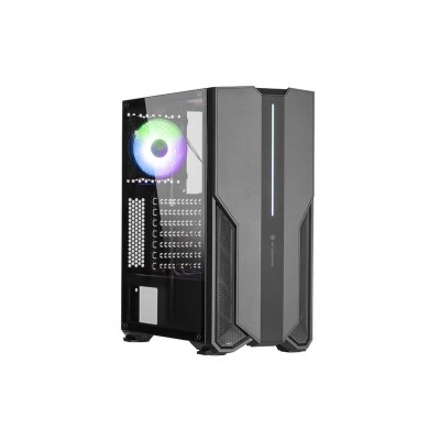Корпус 2E GAMING FORTIS G3405, без БП, 1xUSB 3.0, 2xUSB 2.0, 1x120mm ARGB fan, ARGB strip, TG Side Panel, ATX, Black 2E-G3405