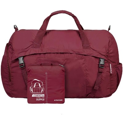 Сумка раскладная дорожная Tucano Compatto XL Duffle, бордо BPCOWE-BX Сумка раскладная дорожная Tucano Compatto XL Duffle, бордо BPCOWE-BX