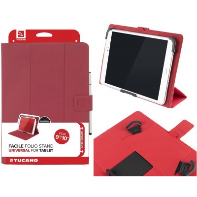 Чехол Tucano Facile Plus Universal для планшетов 10-11", красный TAB-FAP10-R