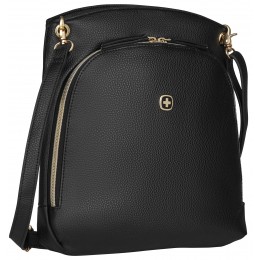 Сумка женская Wenger LeaSophie Crossbody Tote 10", чёрная 610189
