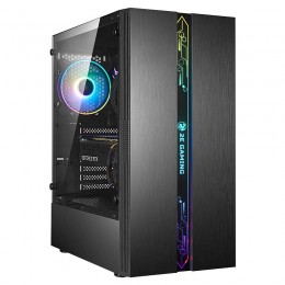 Корпус 2E GAMING RUNA G2107-500, с БП 2E ATX500G, 1xUSB 3.0, 2xUSB 2.0, 1x120mm ARGB fan, ARGB strip, TG Side Panel, ATX, Black 2E-G2107-500