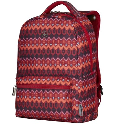 Рюкзак Wenger Colleague 16", красный с принтом орнамент 606471 Рюкзак Wenger Colleague 16", красный с принтом орнамент 606471