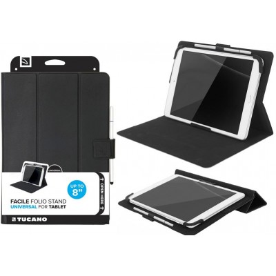 Чехол Tucano Facile Plus Universal для планшетов 7-8", чёрный TAB-FAP8-BK