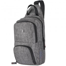 Рюкзак-слинг, Wenger Console Cross Body Bag, серый 605029 Рюкзак-слинг, Wenger Console Cross Body Bag, серый 605029