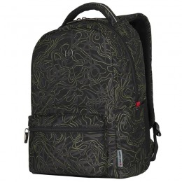 Рюкзак Wenger Colleague 16", чёрный с принтом папоротника 606466