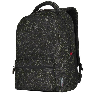 Рюкзак Wenger Colleague 16", чёрный с принтом папоротника 606466