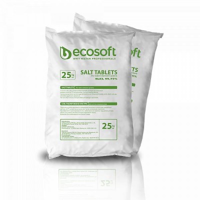 Соль таблетированная Ecosoft ECOSIL 25кг KECOSIL