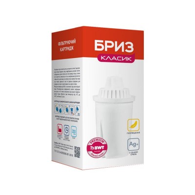 Картридж для фильтров-кувшинов Бриз КЛАССИК BRK0266 Картридж для фильтров-кувшинов Бриз КЛАССИК BRK0266