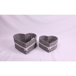 Корзина стеллажная Handy Home "Сердце", темная, 30х30х16 см (EW-86 L) Корзина стеллажная Handy Home "Сердце", темная, 30х30х16 см (EW-86 L)