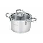 Кастрюля Ardesto AR0609S Luna, стеклянная крышка, 0.9 л, нержавеющая сталь Кастрюля Ardesto AR0609S Luna, стеклянная крышка, 0.9 л, нержавеющая сталь