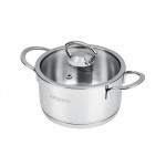 Кастрюля Ardesto AR0612S Luna, стеклянная крышка, 1.2 л, нержавеющая сталь Кастрюля Ardesto AR0612S Luna, стеклянная крышка, 1.2 л, нержавеющая сталь