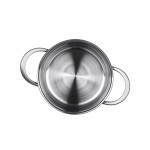 Кастрюля Ardesto AR0730S BLACK MARS, стеклянная крышка, 3 л
