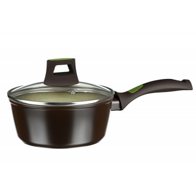 Ковш Ardesto AR2515SA Avocado, стеклянная крышка, 1.5 л