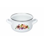 Кастрюля Ardesto AR0115 Magic Flowers, стеклянная крышка, 1.5 л, белая Кастрюля Ardesto AR0115 Magic Flowers, стеклянная крышка, 1.5 л, белая