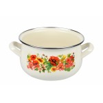 Кастрюля Ardesto AR0225 Melanie Meadov, стеклянная крышка, 2.5 л, айвори Кастрюля Ardesto AR0225 Melanie Meadov, стеклянная крышка, 2.5 л, айвори
