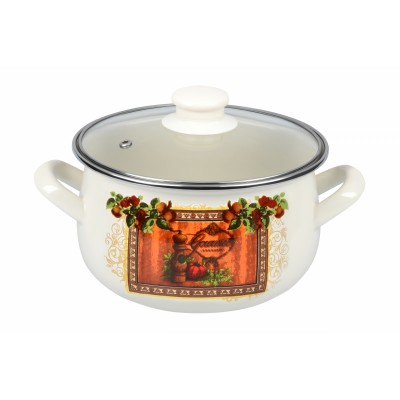 Кастрюля Ardesto AR0325 Italian Gourmet, стеклянная крышка, 2.5 л, айвори Кастрюля Ardesto AR0325 Italian Gourmet, стеклянная крышка, 2.5 л, айвори
