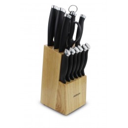 Набор ножей Ardesto Gemini Gourmet 14 пр., нерж.сталь, пластик, каучуковый блок AR2114SW