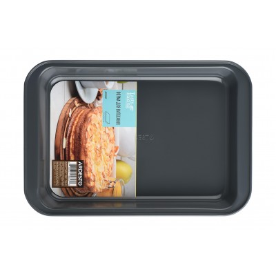 Форма для выпечки Ardesto Tasty baking прямоуг. 37,5*25,5*5 см, серый,голубой, углеродистая сталь AR2304T Форма для выпечки Ardesto Tasty baking прямоуг. 37,5*25,5*5 см, серый,голубой, углеродистая сталь AR2304T