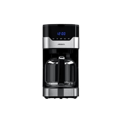 Кофеварка Ardesto FCM-D3100 - 900Вт/капельная/1.5л/ дисплей/таймер/рег. крепости/ металл+черн. FCM-D3100 Кофеварка Ardesto FCM-D3100 - 900Вт/капельная/1.5л/ дисплей/таймер/рег. крепости/ металл+черн. FCM-D3100