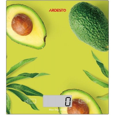 Весы кухонные Ardesto SCK-893AVOCADO макс. вес 5 кг/разноцвет SCK-893AVOCADO Весы кухонные Ardesto SCK-893AVOCADO макс. вес 5 кг/разноцвет SCK-893AVOCADO