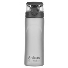 Бутылка для воды Ardesto 600 мл, серая, пластик AR2205PGY Бутылка для воды Ardesto 600 мл, серая, пластик AR2205PGY