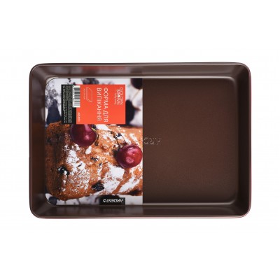 Форма для выпечки Ardesto Golden Brown прямоуг. 34,5*24*6 см, коричневый,красный, углеродистая сталь AR2401R Форма для выпечки Ardesto Golden Brown прямоуг. 34,5*24*6 см, коричневый,красный, углеродистая сталь AR2401R