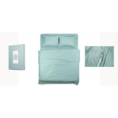 Пододеяльник Ardesto Mix&Match, 200х220см, 100% хлопок, сатин, шалфей ART2022DVG Пододеяльник Ardesto Mix&Match, 200х220см, 100% хлопок, сатин, шалфей ART2022DVG