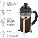 Кофейник френч-пресс 0,35 л BODUM 1913-01 Caffettiera черный