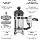 Кофейник френч-пресс 0,35 л BODUM 1913-01 Caffettiera черный