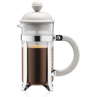Кофейник френч-пресс 0,35 л BODUM 1913-913 Caffettiera белый Кофейник френч-пресс 0,35 л BODUM 1913-913 Caffettiera белый