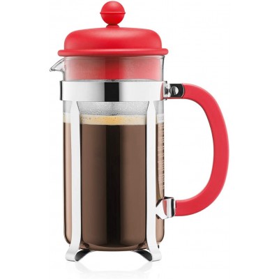 Кофейник френч-пресс 1,0 л Bodum 1918-294 CAFFETTIERA красный Кофейник френч-пресс 1,0 л Bodum 1918-294 CAFFETTIERA красный