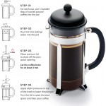 Кофейник френч-пресс 1,0 л Bodum 1918-294 CAFFETTIERA красный Кофейник френч-пресс 1,0 л Bodum 1918-294 CAFFETTIERA красный