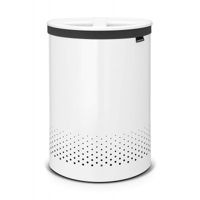 Двухсекционный бак для белья 55 л Brabantia 105005 с пластиковой крышкой Двухсекционный бак для белья 55 л Brabantia 105005 с пластиковой крышкой