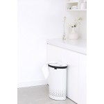 Двухсекционный бак для белья 55 л Brabantia 105005 с пластиковой крышкой Двухсекционный бак для белья 55 л Brabantia 105005 с пластиковой крышкой
