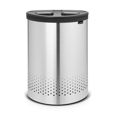 Двухсекционный бак для белья 55 л Brabantia 105029 с пластиковой крышкой Двухсекционный бак для белья 55 л Brabantia 105029 с пластиковой крышкой