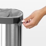 Двухсекционный бак для белья 55 л Brabantia 105029 с пластиковой крышкой Двухсекционный бак для белья 55 л Brabantia 105029 с пластиковой крышкой