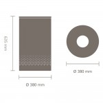 Бак для белья 60 л Brabantia 105180 с металлической крышкой Бак для белья 60 л Brabantia 105180 с металлической крышкой