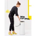 Мусорный бак Brabantia 106866 FlipBin (30л), пластиковая крышка Мусорный бак Brabantia 106866 FlipBin (30л), пластиковая крышка