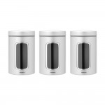Емкость Brabantia для хранения сыпучих продуктов с окном 1,4л Емкость Brabantia для хранения сыпучих продуктов с окном 1,4л