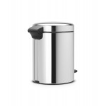 Мусорный бак с педалью 5 л Brabantia 112621, бесшумный
