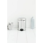 Мусорный бак с педалью 5 л Brabantia 112621, бесшумный