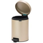 Бак для мусора 5 л Brabantia 304422 PEDAL BIN NEWICON Шампань Бак для мусора 5 л Brabantia 304422 PEDAL BIN NEWICON Шампань