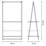Стойка для одежды Brabantia 118241 Linn Стойка для одежды Brabantia 118241 Linn