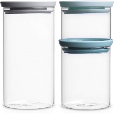Набор емкостей для хранения: 0,3/0,6/1 л, 3 шт Brabantia 298325 Набор емкостей для хранения: 0,3/0,6/1 л, 3 шт Brabantia 298325