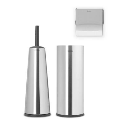 Набор аксессуаров для туалетной комнаты, 3 пр Brabantia 280665 Набор аксессуаров для туалетной комнаты, 3 пр Brabantia 280665