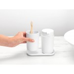 Набор аксессуаров для ванной комнаты, 3 пр Brabantia 280382 Набор аксессуаров для ванной комнаты, 3 пр Brabantia 280382